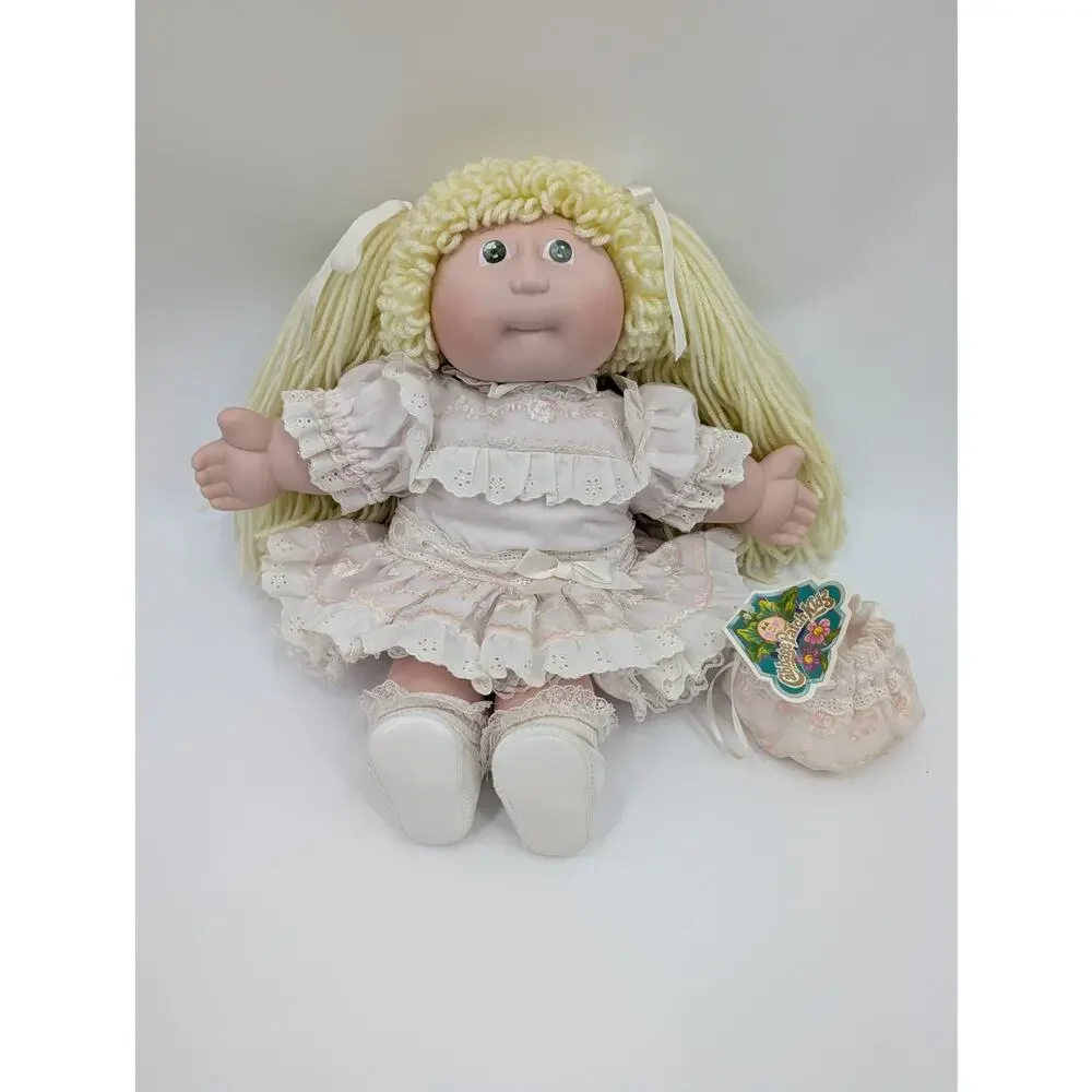 Cabbage Patch Kids 1985 Porcelain Collection Leslie Ellen With Tags/Adoption **
